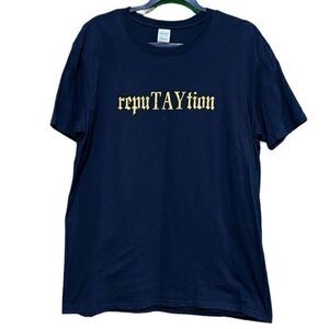 Gildan Softstyle Women's "RepuTAYtion" Taylor Swift T-Shirt Black Size Large‎